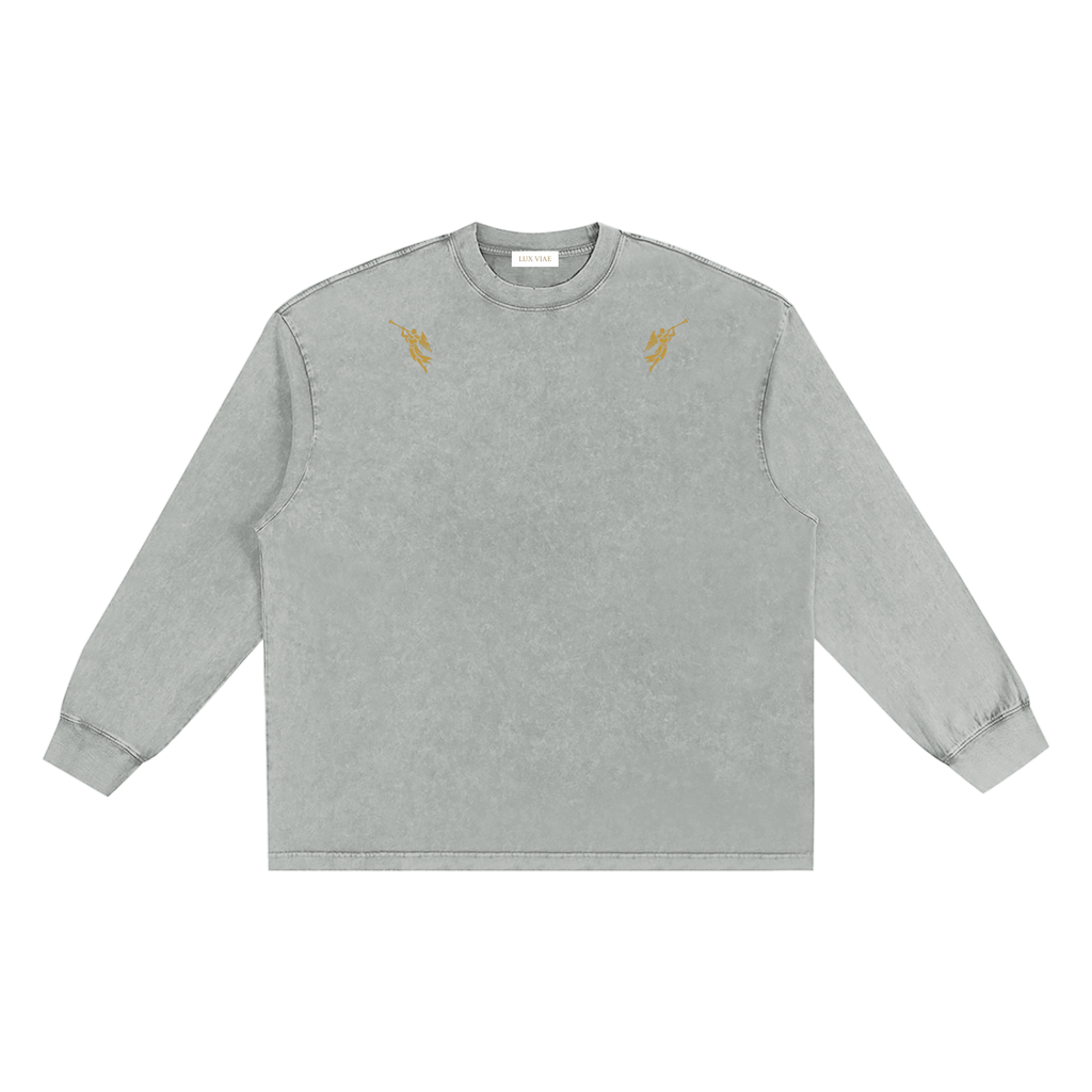Trumpet Angels Washed Long Sleeve T-Shirt
