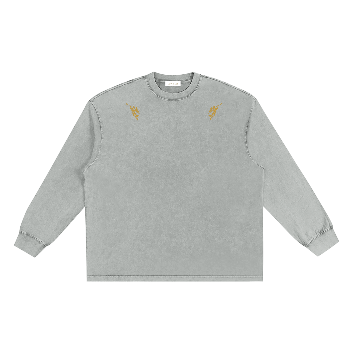 Trumpet Angels Washed Long Sleeve T-Shirt