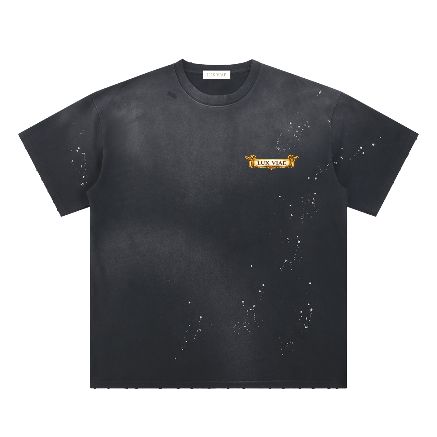 Scroll Paint Splatter T-Shirt