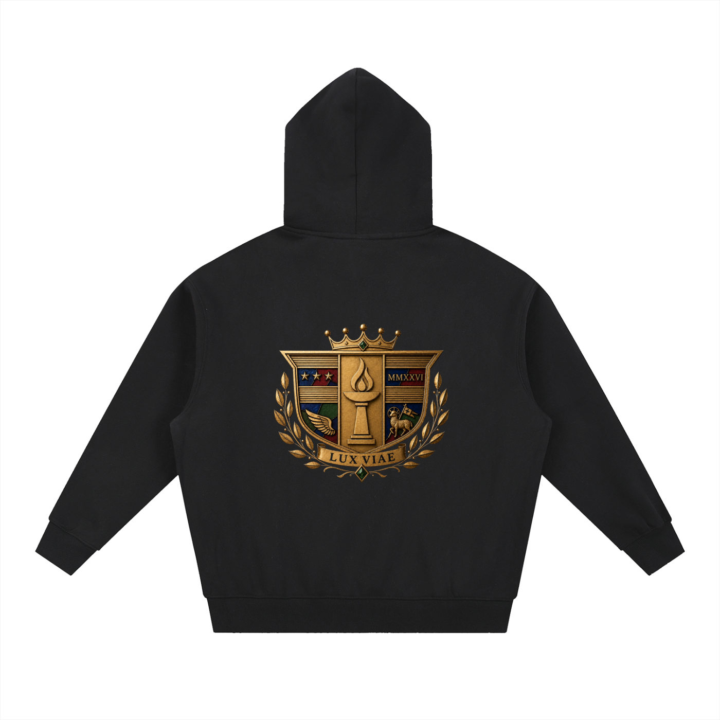 Shield Oversized Boxy Hoodie