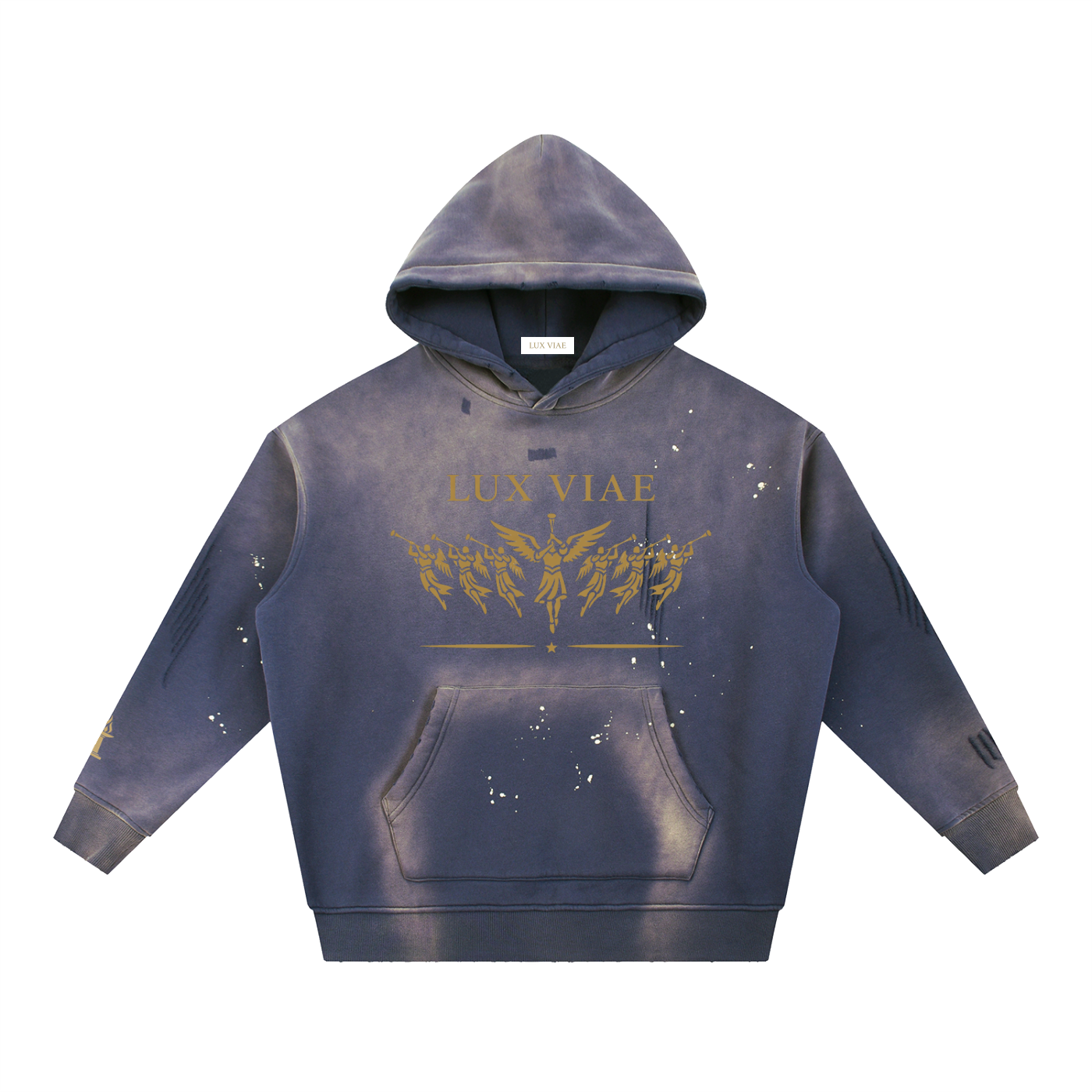 Angel Paint Splatter Hoodie