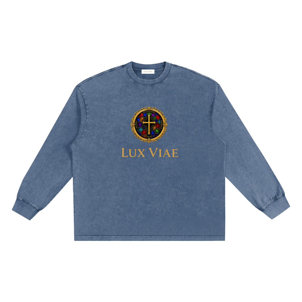 Alpha Omega Washed Long Sleeve T-Shirt