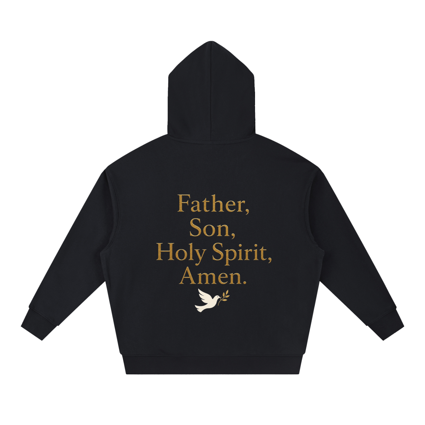 F, S, HS, Amen Boxy Hoodie