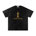 Logo Oversized Snow Wash T-Shirt