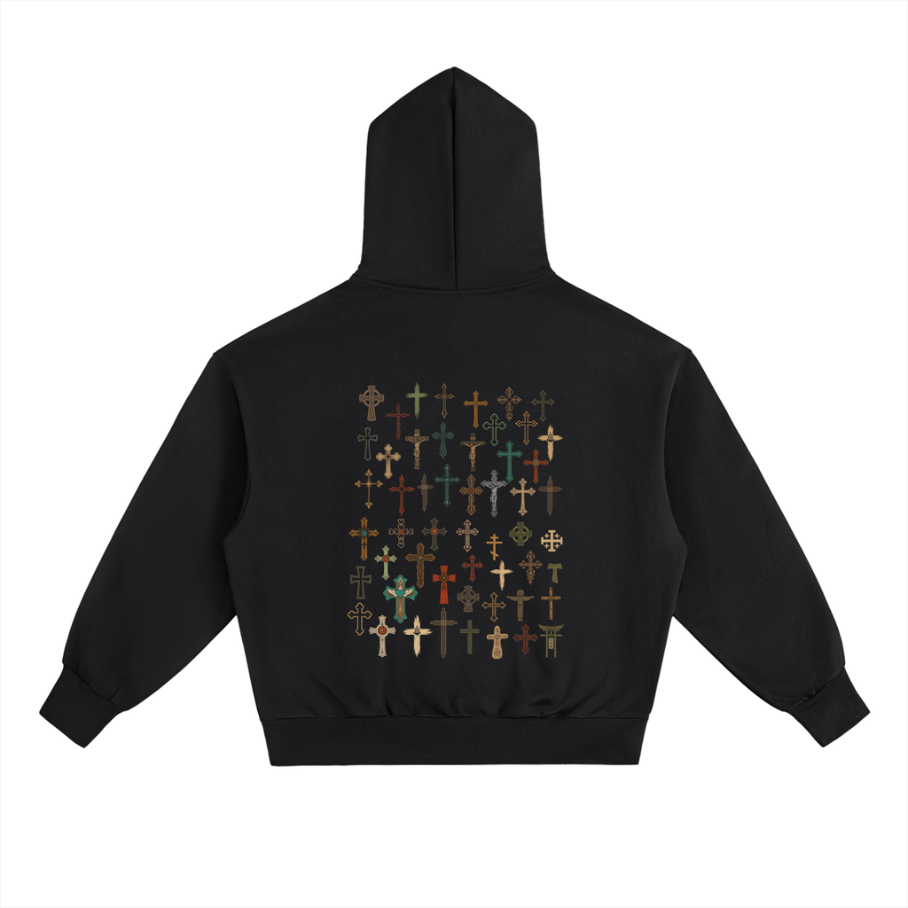Crucifix Heavyweight Hoodie