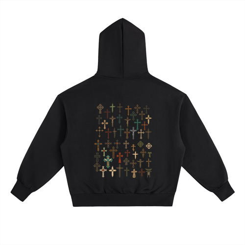 Crucifix Heavyweight Hoodie