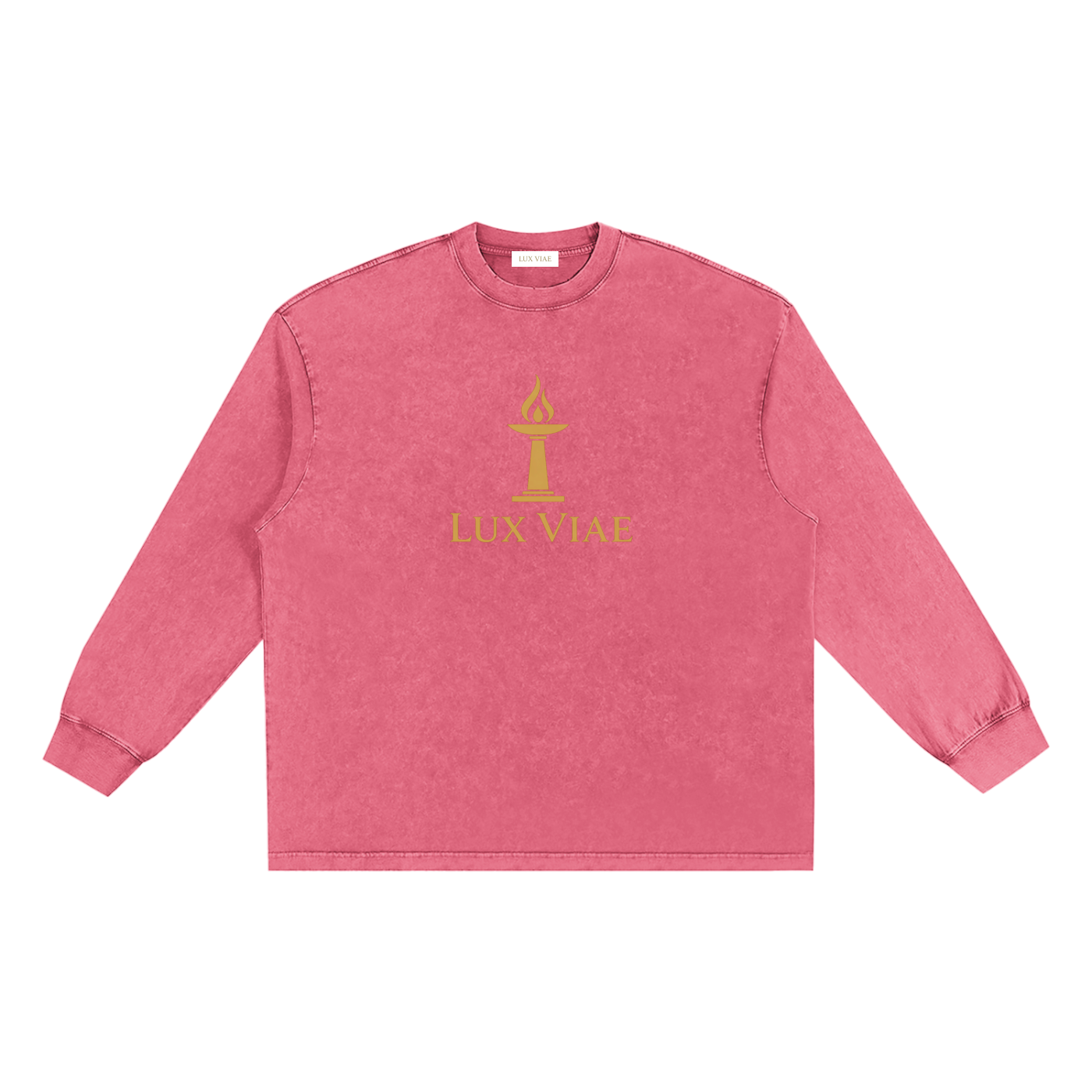 Alpha Omega (on back) Washed Long Sleeve T-Shirt