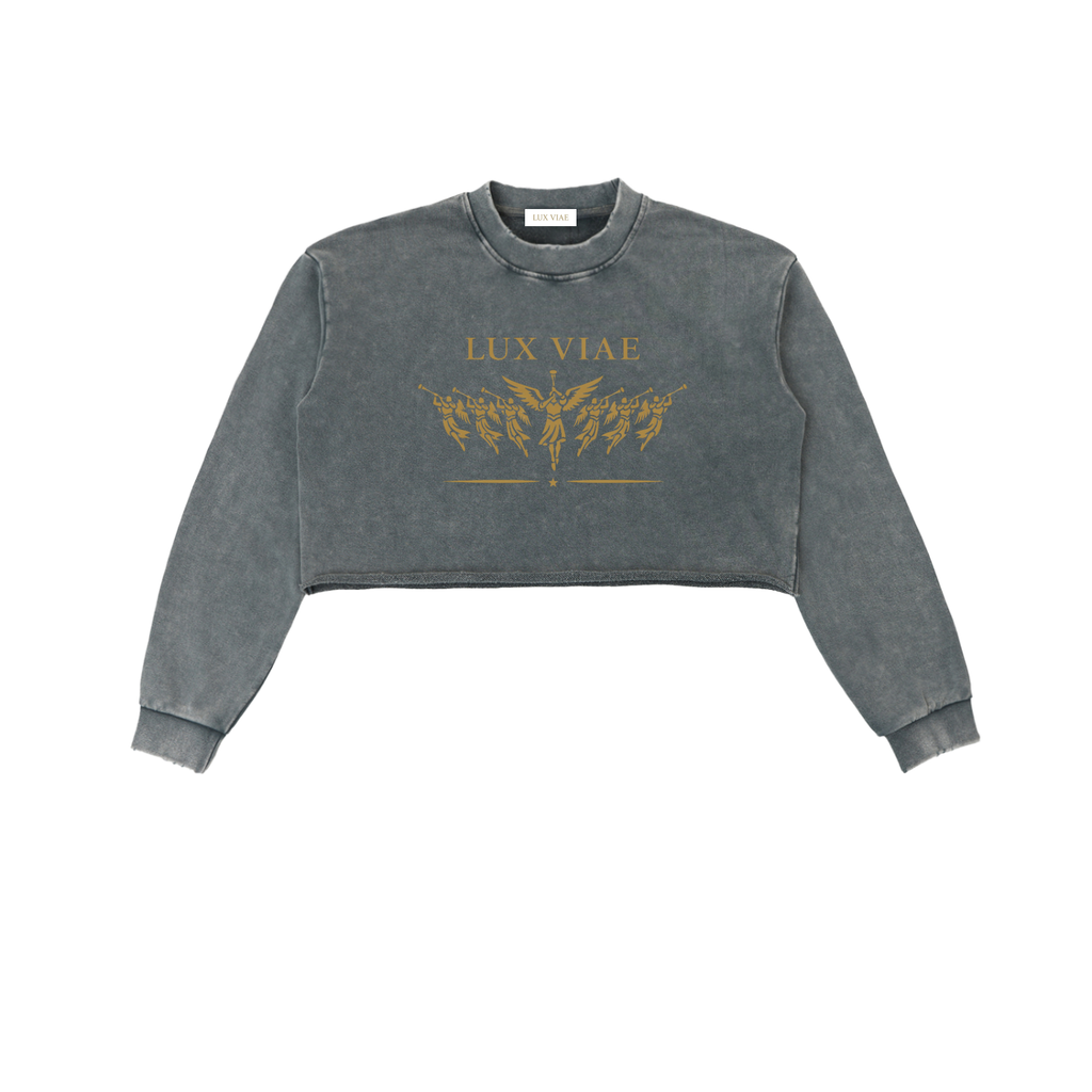Women’s Angel Cropped Sweatshirt