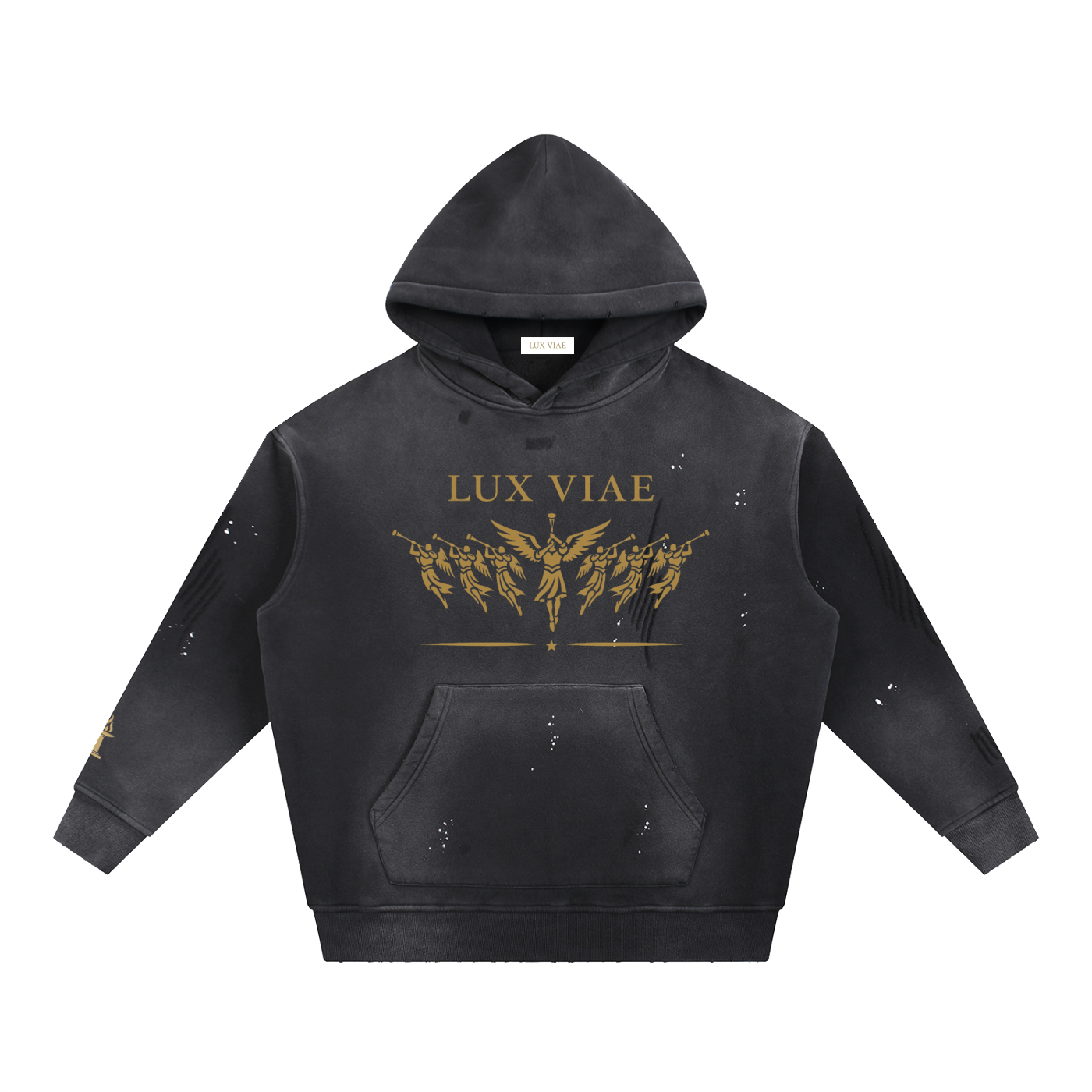 Angel Paint Splatter Hoodie