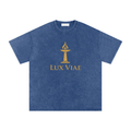 Logo Oversized Snow Wash T-Shirt