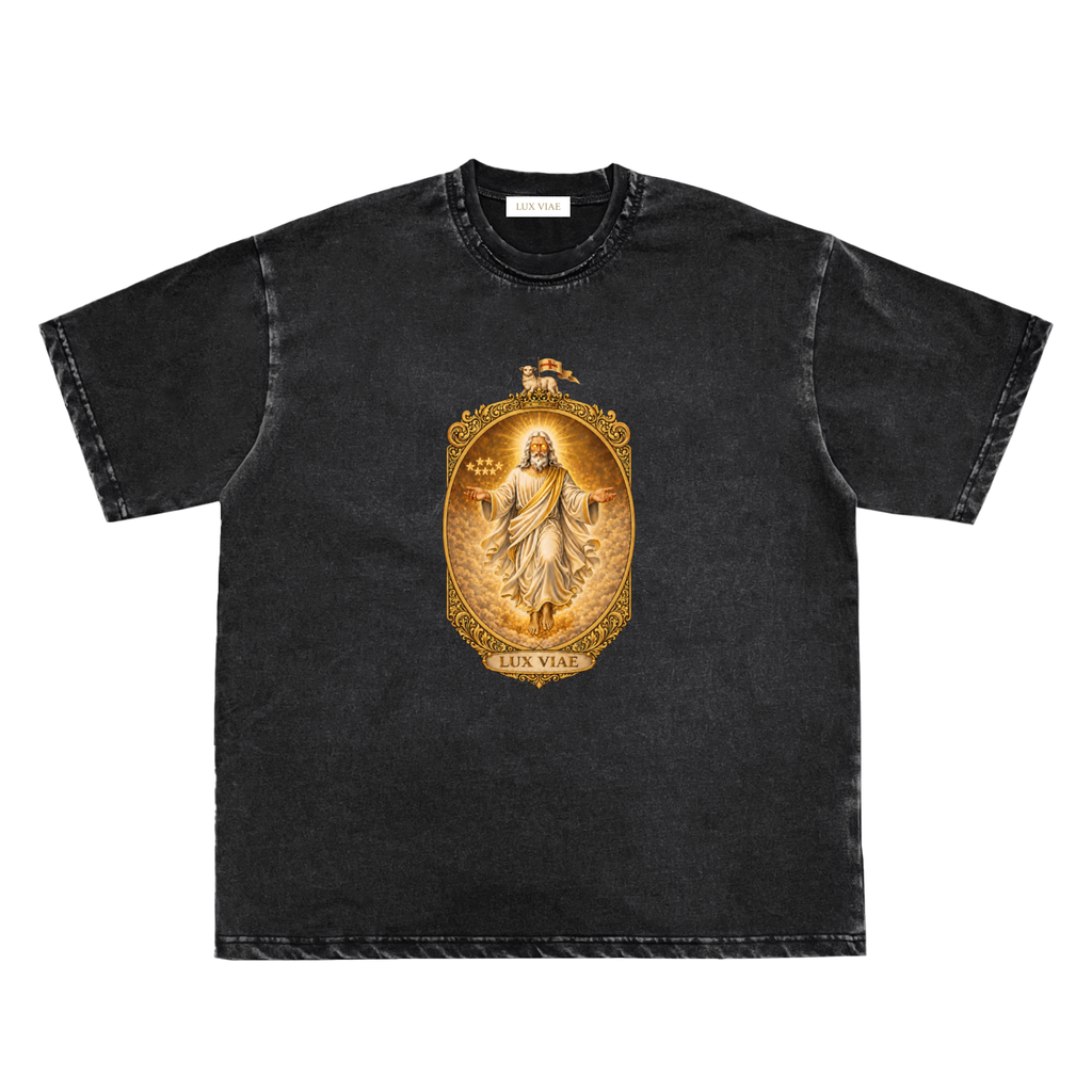 Revelation Raw-Edge Neckline T-Shirt
