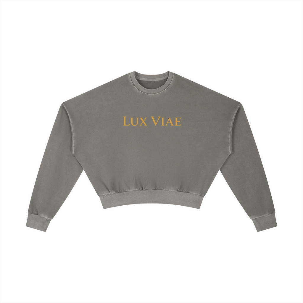 Women’s LV Vintage Wash Cropped Sweatshirt