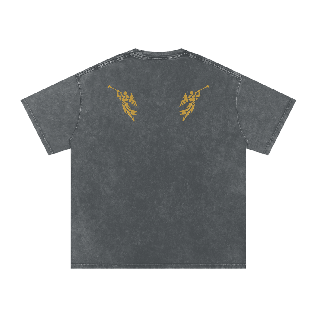 Logo Oversized Snow Wash T-Shirt