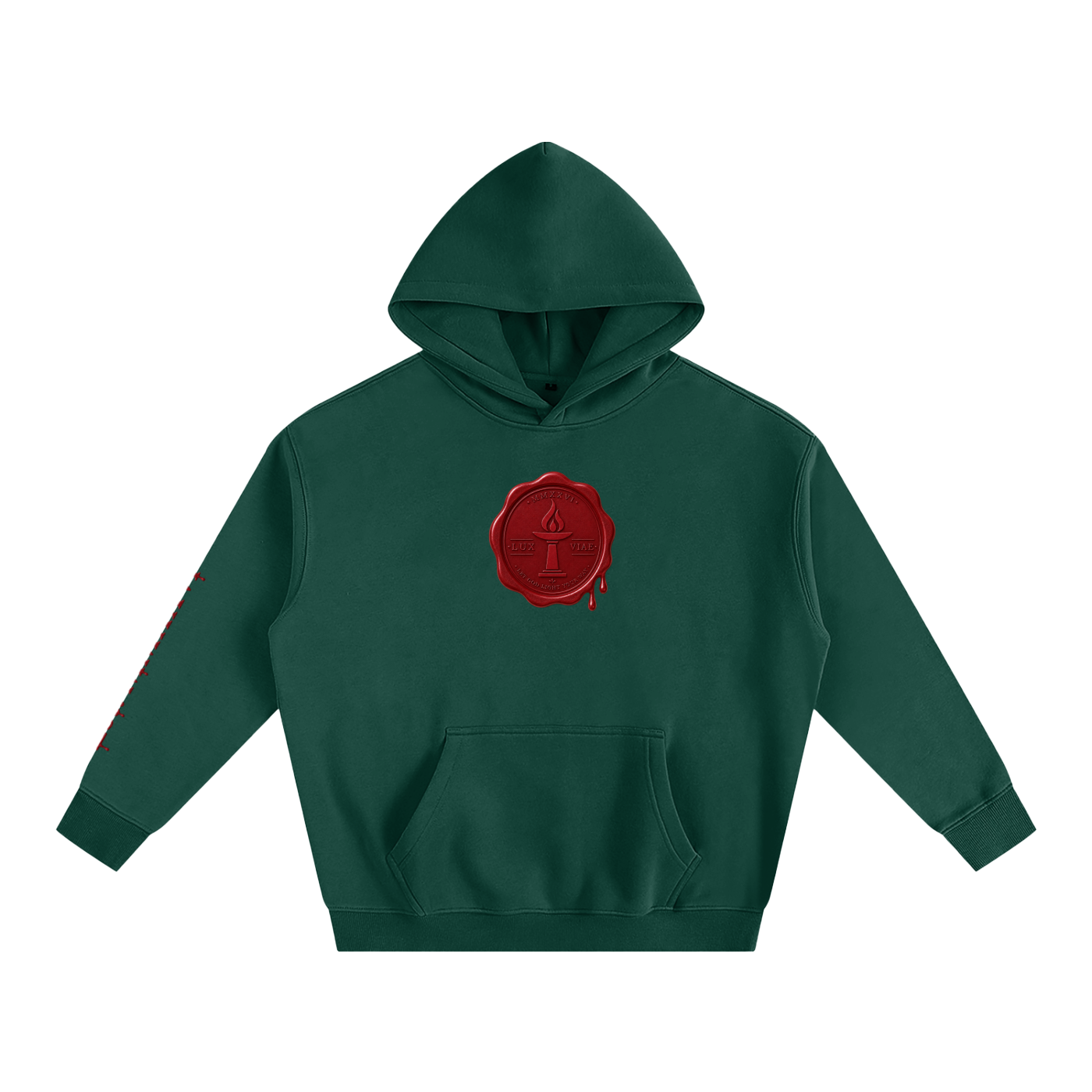 Wax Seal Oversized Hoodie