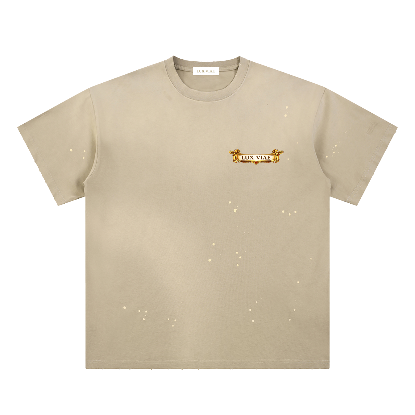 Scroll Paint Splatter T-Shirt