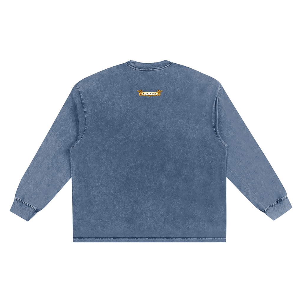 Trumpet Angels Washed Long Sleeve T-Shirt