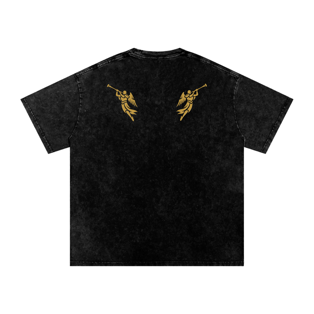 Logo Oversized Snow Wash T-Shirt